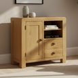 Curve Sideboard Media Unit - Oak
