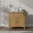 Kilkenny Compact Sideboard - 80cm - 2 Door - Oak