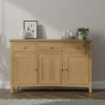 Kilkenny Medium Sideboard - 140cm - 3 Door - Oak
