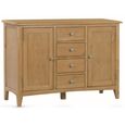 Kilkenny Small Sideboard - 120cm - 2 Door - Oak