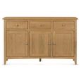 Kilkenny Medium Sideboard - 140cm - 3 Door - Oak