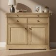 Moreno Medium Sideboard - 2 Door - 3 Drawer - Oak