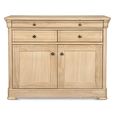Moreno Medium Sideboard - 2 Door - 3 Drawer - Oak