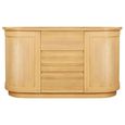 Sorento Medium Sideboard - 3 Drawer - Oak