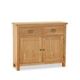 Clearance - Salisbury Lite Compact Sideboard - 2 Door - 75cm - Oak - A426