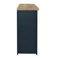 Clearance - Highgate Medium Sideboard - 3 Door - Navy Blue Painted - FSS16565