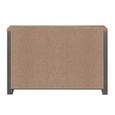 Highgate Medium Sideboard - 3 Door - Dark Grey Painted