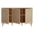 Calasetta Sideboard - 3 Door - Medium - Rattan