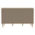 Calasetta Sideboard - 3 Door - Medium - Rattan