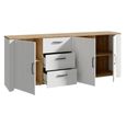 Bohol Sideboard - 3 Door - 3 Drawer - Extra Large - White