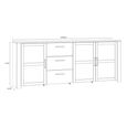 Bohol Sideboard - 3 Door - 3 Drawer - Extra Large - White