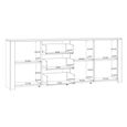 Bohol Sideboard - 3 Door - 3 Drawer - Extra Large - White