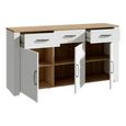 Bohol Sideboard - 3 Door - 3 Drawer - Large - White