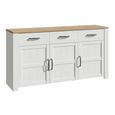 Bohol Sideboard - 3 Door - 3 Drawer - Large - White