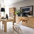 Cortina Sideboard - 4 Door - Extra Large - Glazed - Oak
