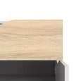 Oslo Sideboard - 2 Door - 1 Drawer - Small - White and Oak