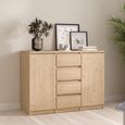 Naia Sideboard - 2 Door - 4 Drawer - Medium - Oak