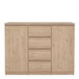 Naia Sideboard - 2 Door - 4 Drawer - Medium - Oak