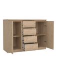 Naia Sideboard - 2 Door - 4 Drawer - Medium - Oak