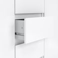 Naia Sideboard - 2 Door - 4 Drawer - Medium - White High Gloss