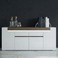 Toronto Sideboard - 4 Door - 2 Drawer - Extra Large - White High Gloss