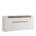 Toronto Sideboard - 4 Door - 2 Drawer - Extra Large - White High Gloss