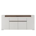 Toronto Sideboard - 4 Door - 2 Drawer - Extra Large - White High Gloss