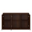 Imperial Glazed Sideboard - Medium - 3 Door - Mahogany