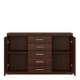 Imperial Sideboard - Medium - 2 Door - 5 Drawer - Mahogany