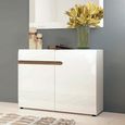 Chelsea Sideboard - 2 Door - 1 Drawer - Small - White Gloss