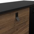 Ry Sideboard - 2 Door - 2 Drawer - Medium - Black