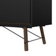 Ry Sideboard - 2 Door - 2 Drawer - Medium - Black