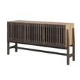 Abigail Ahern Batten Sideboard - 3 Door - Wide - Zebrano Veneer