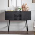 Clearance - Holsen Sideboard - 2 Door - Black Oak - FSS14374