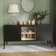 Barwick Sideboard - 2 Door - Charcoal