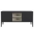 Barwick Sideboard - 2 Door - Charcoal