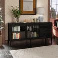 Elmhurst Sideboard - 2 Door 3 Drawer - Black