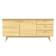 Hazlemere Sideboard - 2 Door 3 Drawer - Matt Lacquered
