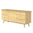Hazlemere Sideboard - 2 Door 3 Drawer - Matt Lacquered