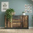 Brooklyn Sideboard - 3 Door - 1 Drawer - Medium - Rustic