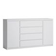 Fribo Sideboard - 2 Door - 4 Drawer - Large - White
