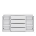 Fribo Sideboard - 2 Door - 4 Drawer - Large - White