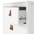 Barcelona Sideboard - 2 Door - 1 Drawer - Small - White