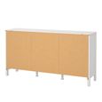 Barcelona Sideboard - 2 Door - 3 Drawer - Medium - White