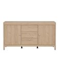 Madrid Sideboard - 2 Door - 3 Drawer - Medium - Jackson Hickory Oak