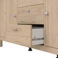 Madrid Sideboard - 2 Door - 3 Drawer - Medium - Jackson Hickory Oak