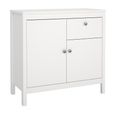Madrid Sideboard - 2 Door - 1 Drawer - Small - White
