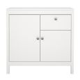 Madrid Sideboard - 2 Door - 1 Drawer - Small - White