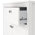 Madrid Sideboard - 2 Door - 1 Drawer - Small - White