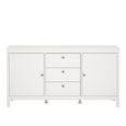 Madrid Sideboard - 2 Door - 3 Drawer - Medium - White